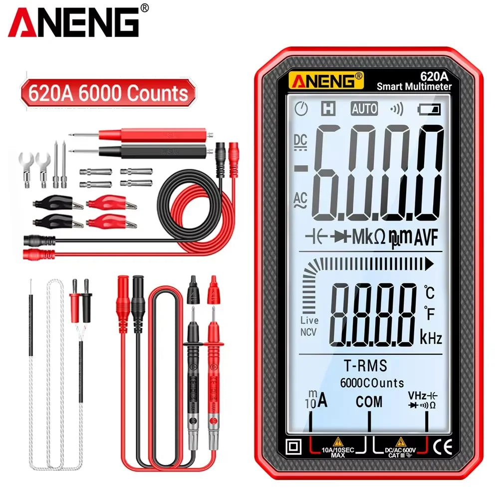 620A Auto-Ranging Digital Multimeter, 6000 Counts