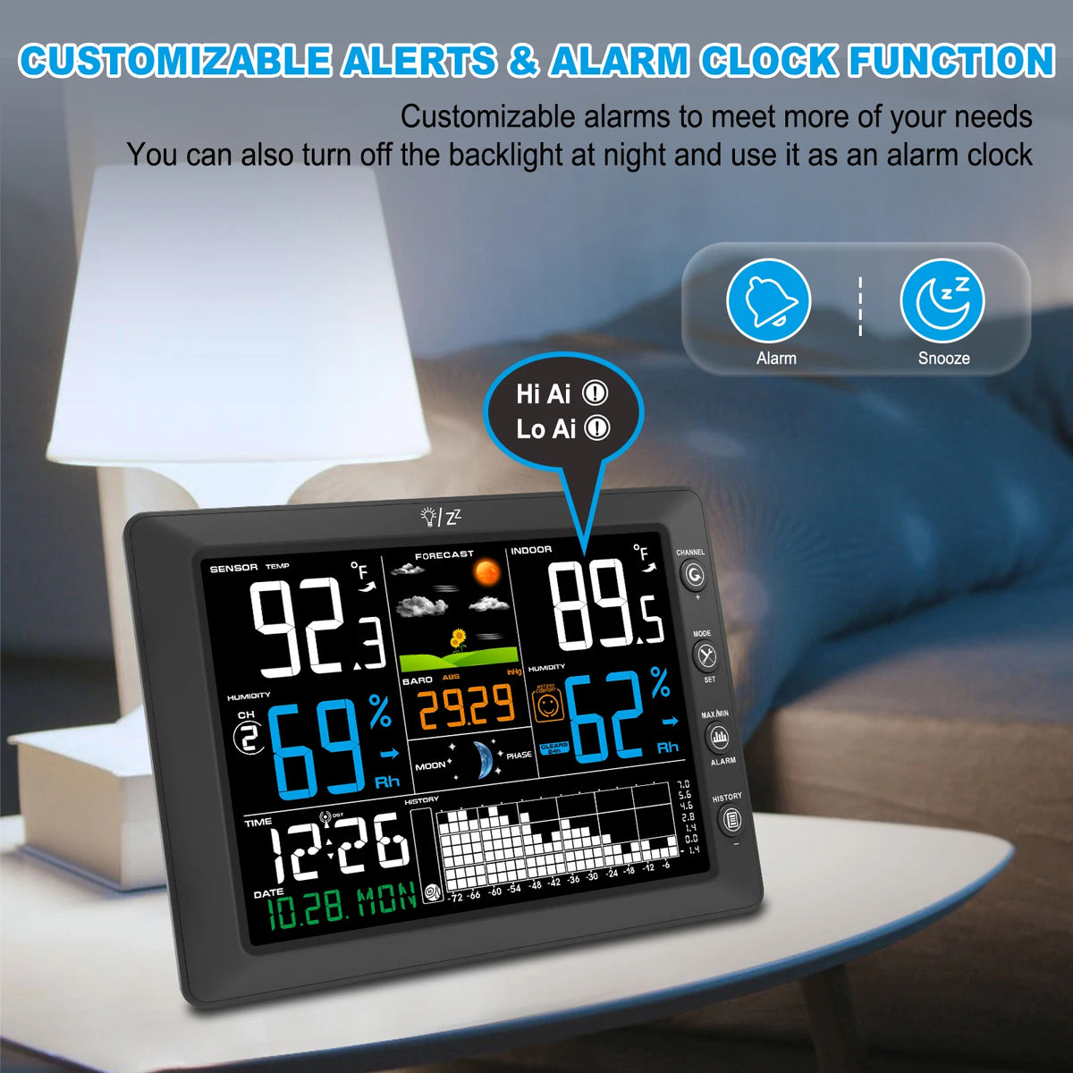 WS0818 Indoor and Outdoor Weather Station