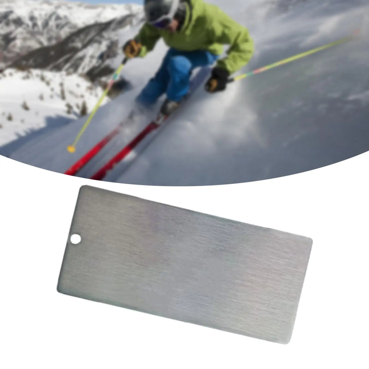 Raschietto per sci e snowboard per cere - opzioni in acciaio e acrilico
