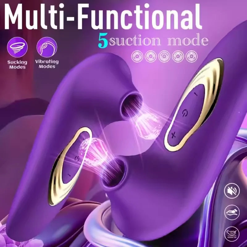 Kadınlar için Güçlü Oral Emme Vibratörü