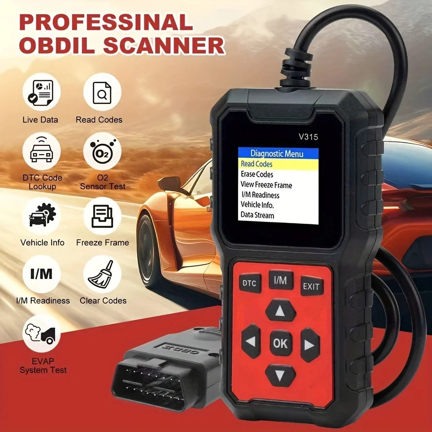 V315 OBD-II/EOBD Handheld Engine Fault Code Reader