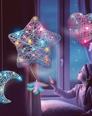 Sada na 3D tvorbu z nití s LED svetlami pre deti Kreatívna remeselná súprava