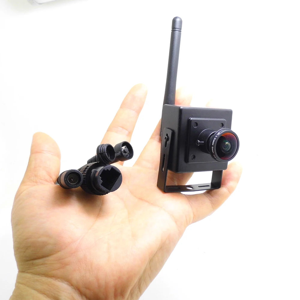 Mini WiFi Security Camera 1080P with 180° Panoramic View & Audio