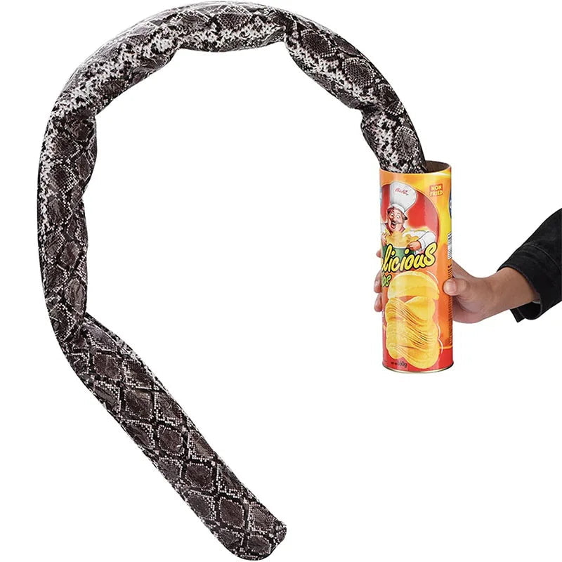 Prank Snake Toy in Potato Chip Can 🐍