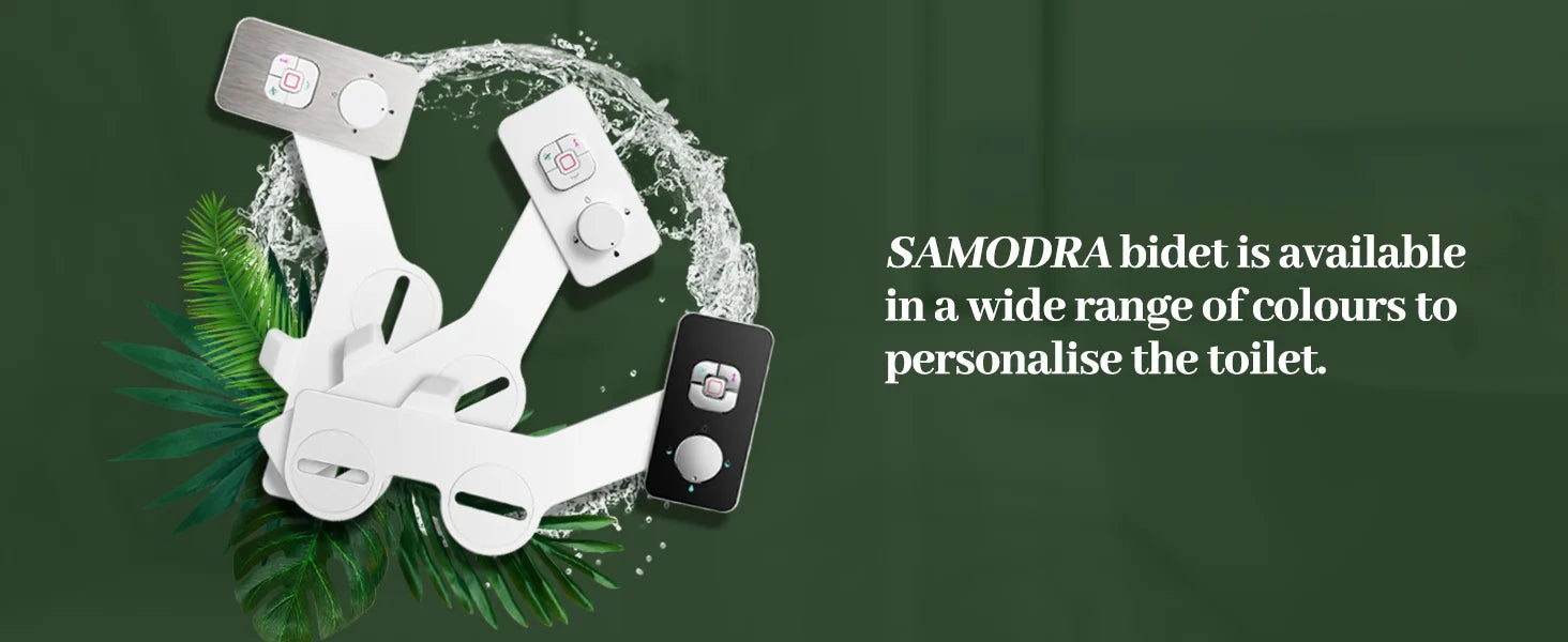 Ultra tenké bidetové sedadlo na toaletu s dvoma tryskami