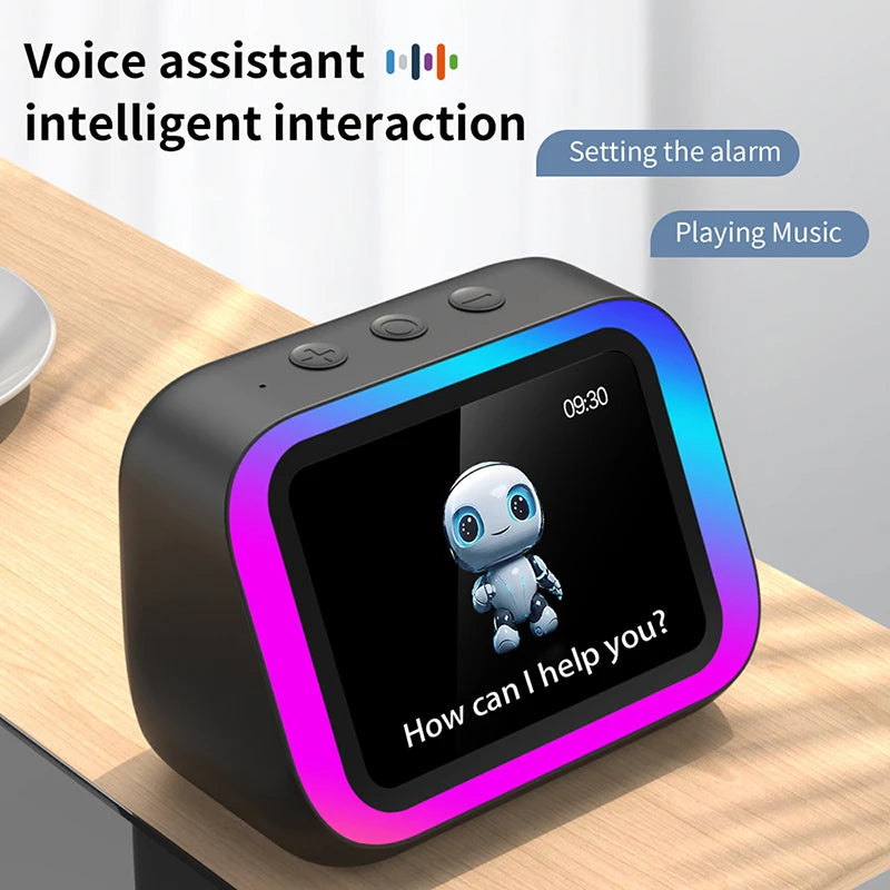 Bluetooth Alarm Clock with Speaker and Photo Display