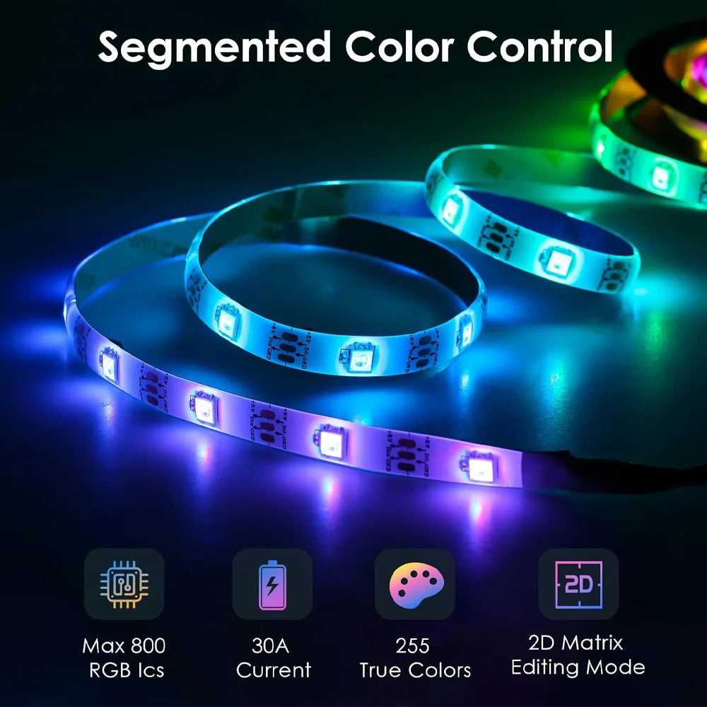 Controlador LED direccionable ESP32 WLED con micrófono