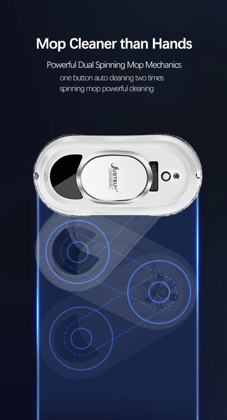 Window Robot Vacuum Cleaner Auto Working Electric Glass Limpiacristales Remote Control For Home