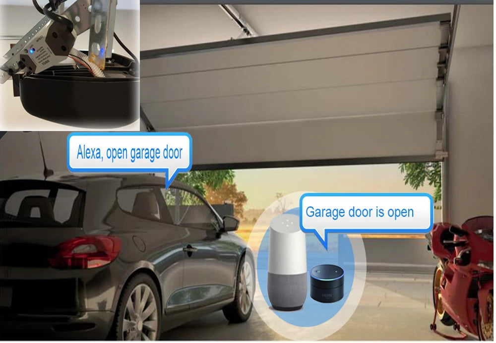 Tweerichting Wi-Fi droog-contact relaiscontroller