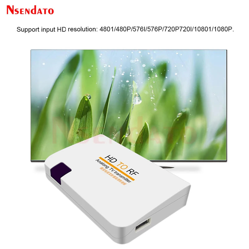 Convertisseur HDMI vers RF analogique pour télévision