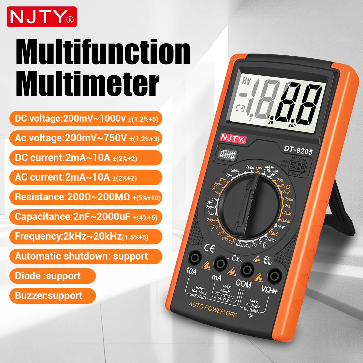 Manual-Range Digital Multimeter