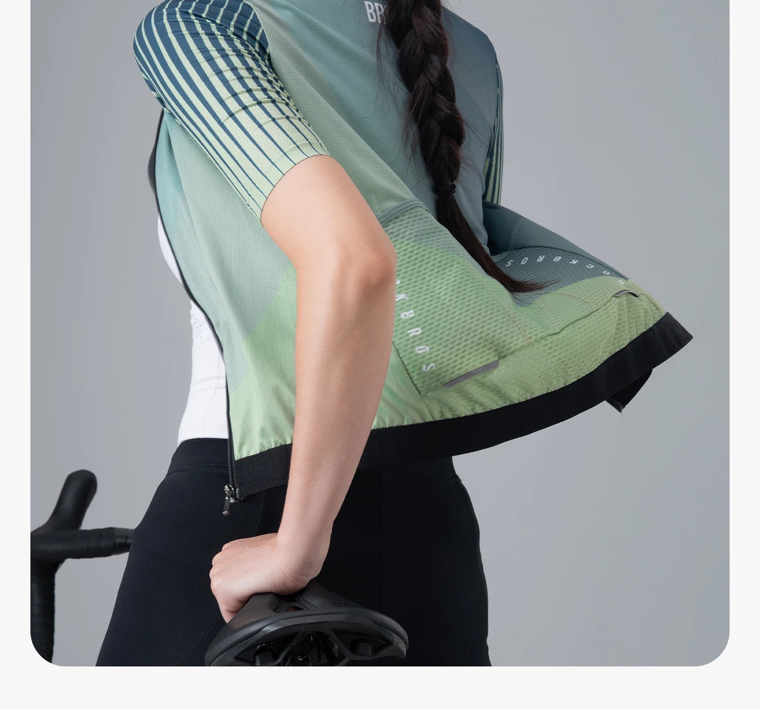 Damen-Fahrradtrikot mit durchgehendem Reißverschluss, atmungsaktives Sommer-MTB-Shirt