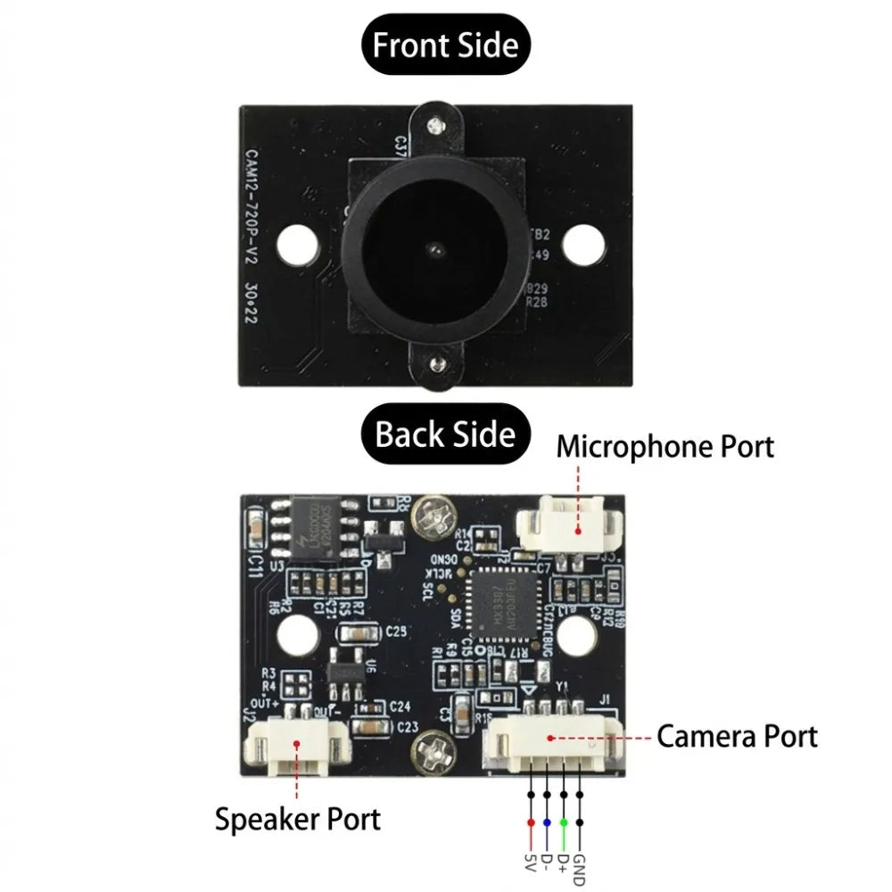 USB Camera and Audio Module for ESP32-S3 Projects