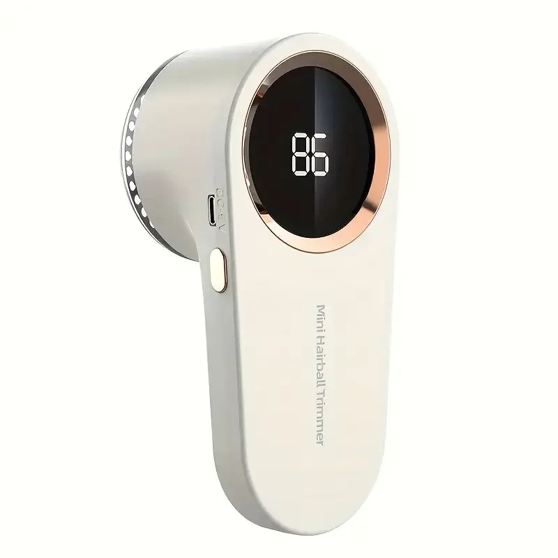 Rasoir anti-bouloches rechargeable USB avec affichage numérique