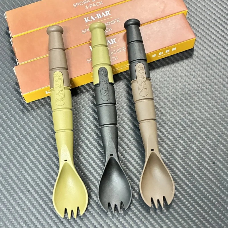 Mini Cutlery Set Foldable Fork Spoon Knife Combo