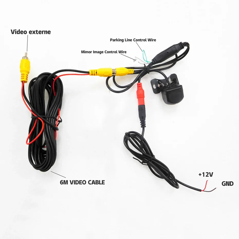 1080P Car Rear View Camera 170° Night Vision Waterproof
