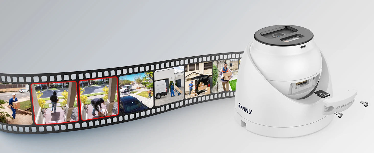 ANNKE 8MP 4K PoE Surveillance Camera with Human Detection