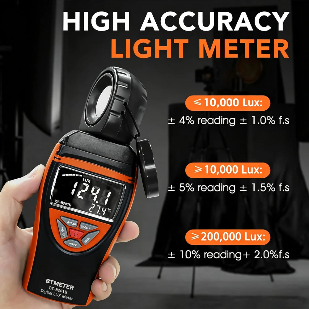 8801B Digital Light Meter with Rotating Sensor