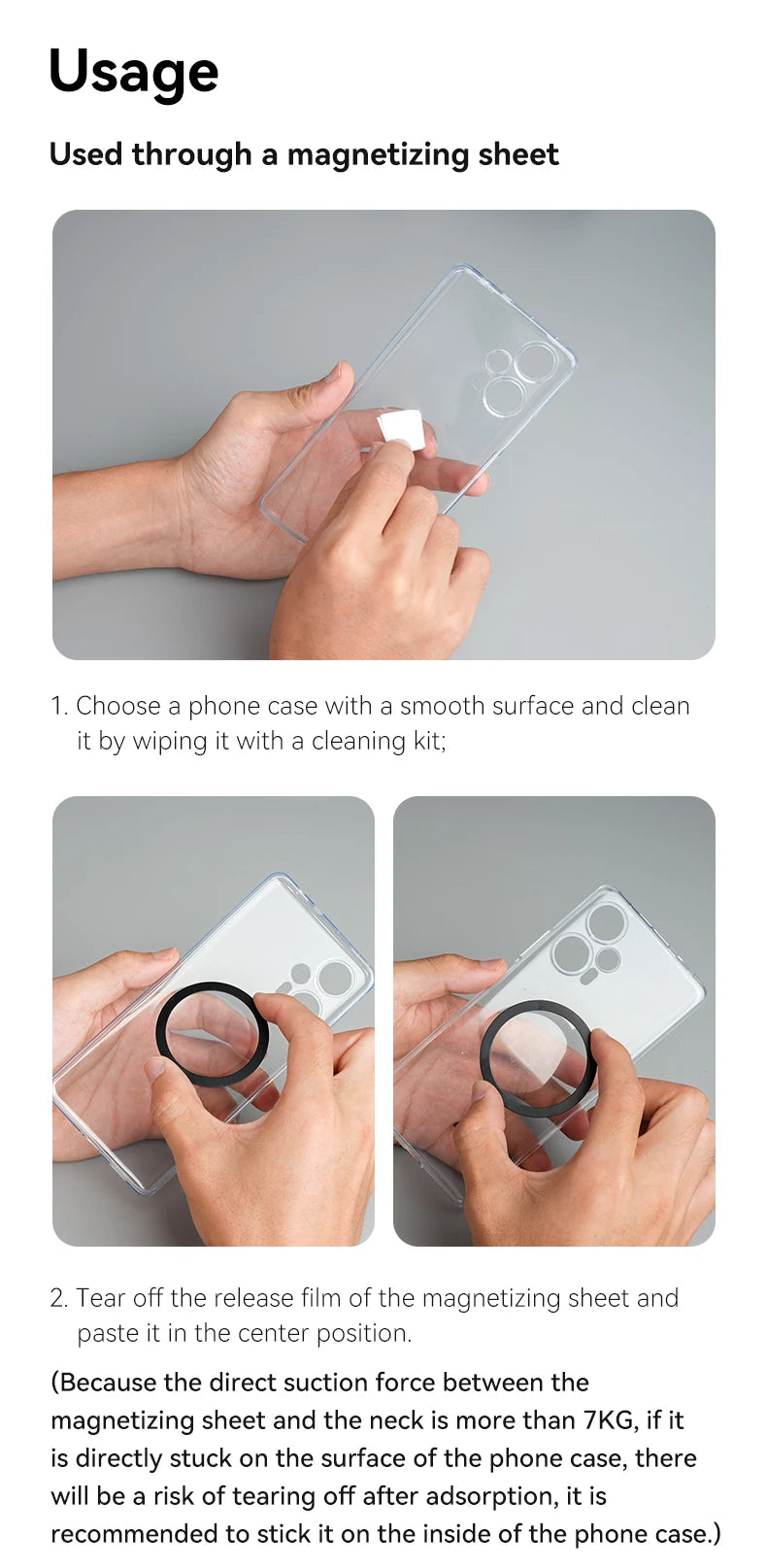 TELESIN Silicone Magnetic Neck Mount Quick Release Hold for Iphone 15 14 13 12 11 10 SAMSUNG HUAWEI XIAOMI Phone Accessories