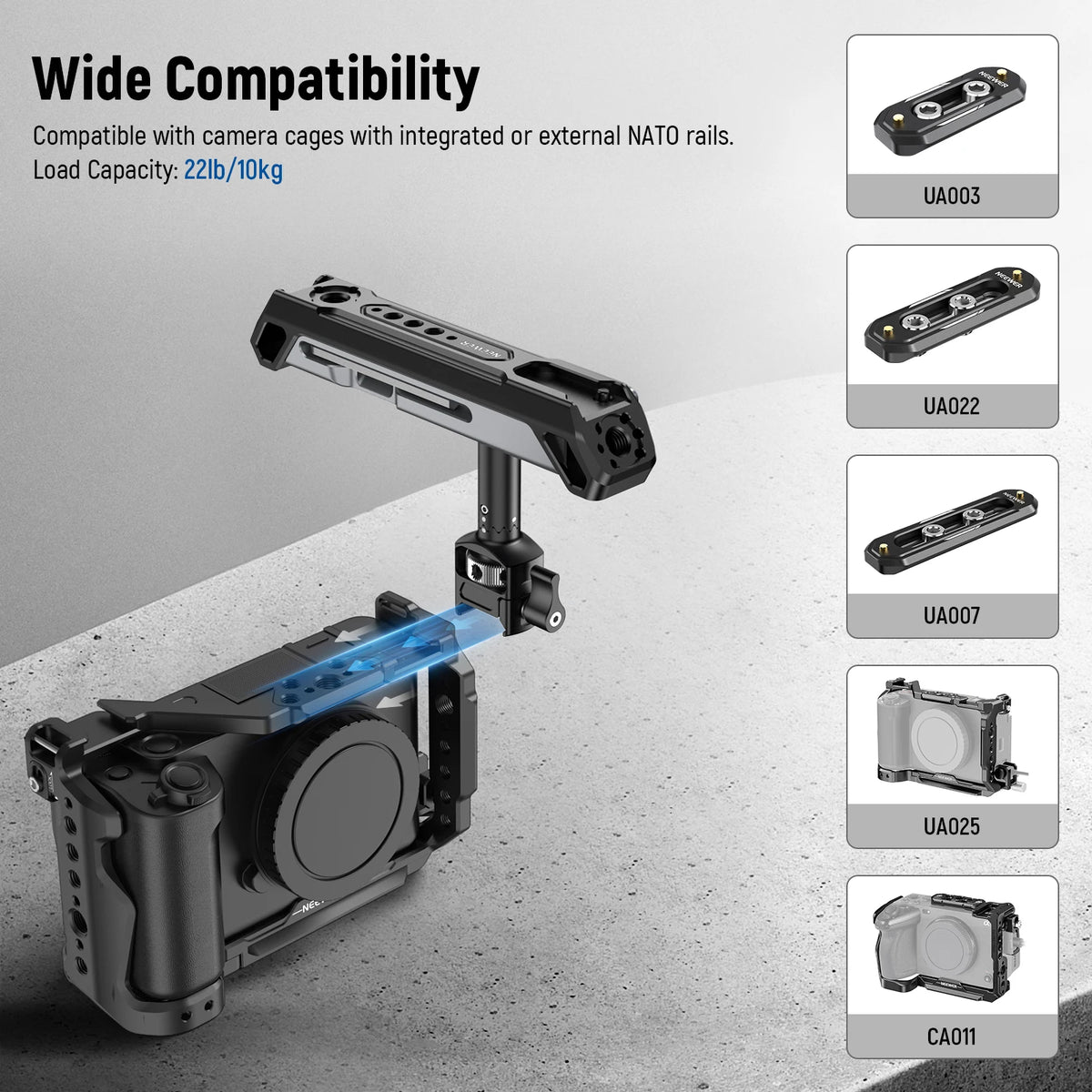 Rotating NATO Camera Rig Handle - Bundle Options