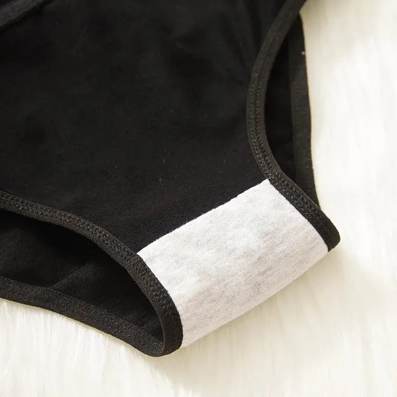 5Pcs/set Cotton Cartoon Cute Panties Girls' Short Underwear For Women Ladies Pantys Female Soft Underpants Sexy Lingerie M-XL