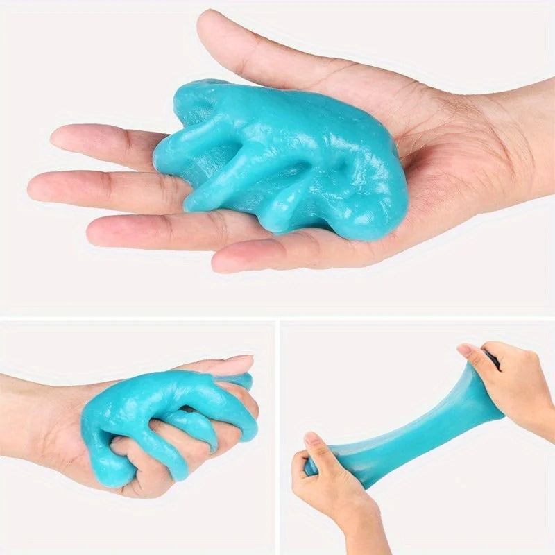 Blue Dust-Cleaning Gel for Vents and Keyboard Gaps