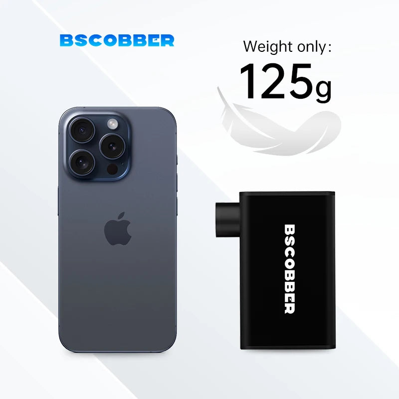 Portabel elektrisk cykelpump 100 PSI mini luftkompressor