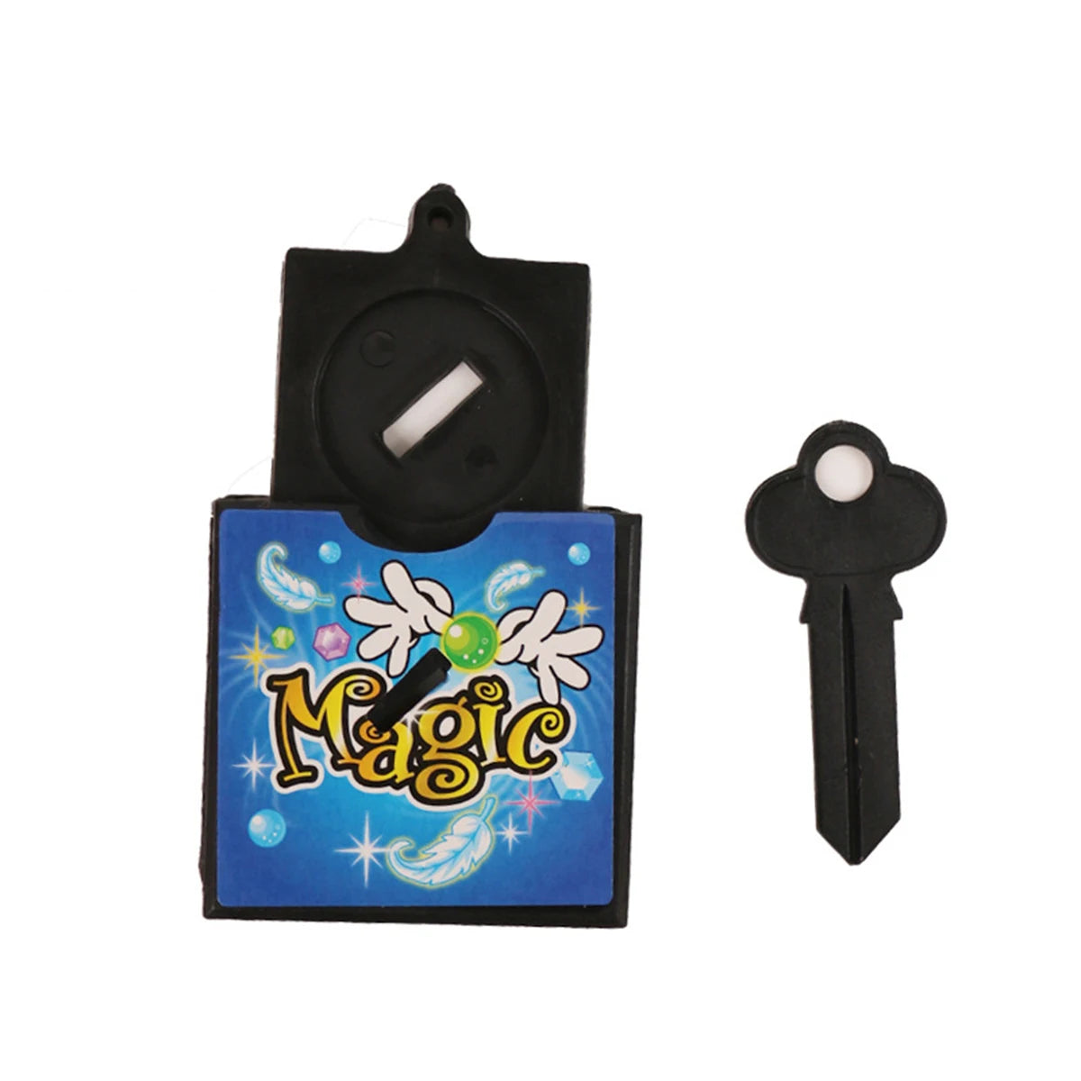 Key-Through-Box Close-Up Magic Prop