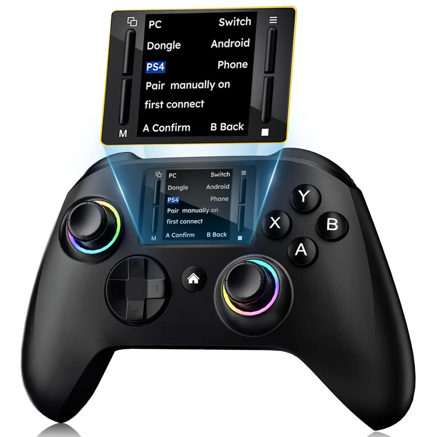 Wireless Gaming Controller with Interactive Screen