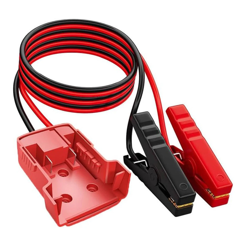 18 V batteriadapter med startkabler, 3.28 ft