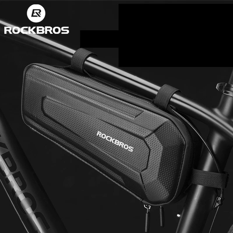 Hard Shell Bicycle Top Tube Bag 1.5L Waterproof