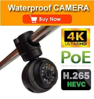 4K 8MP POE Bird Box Camera with Audio, Night Vision, RTMP, P2P
