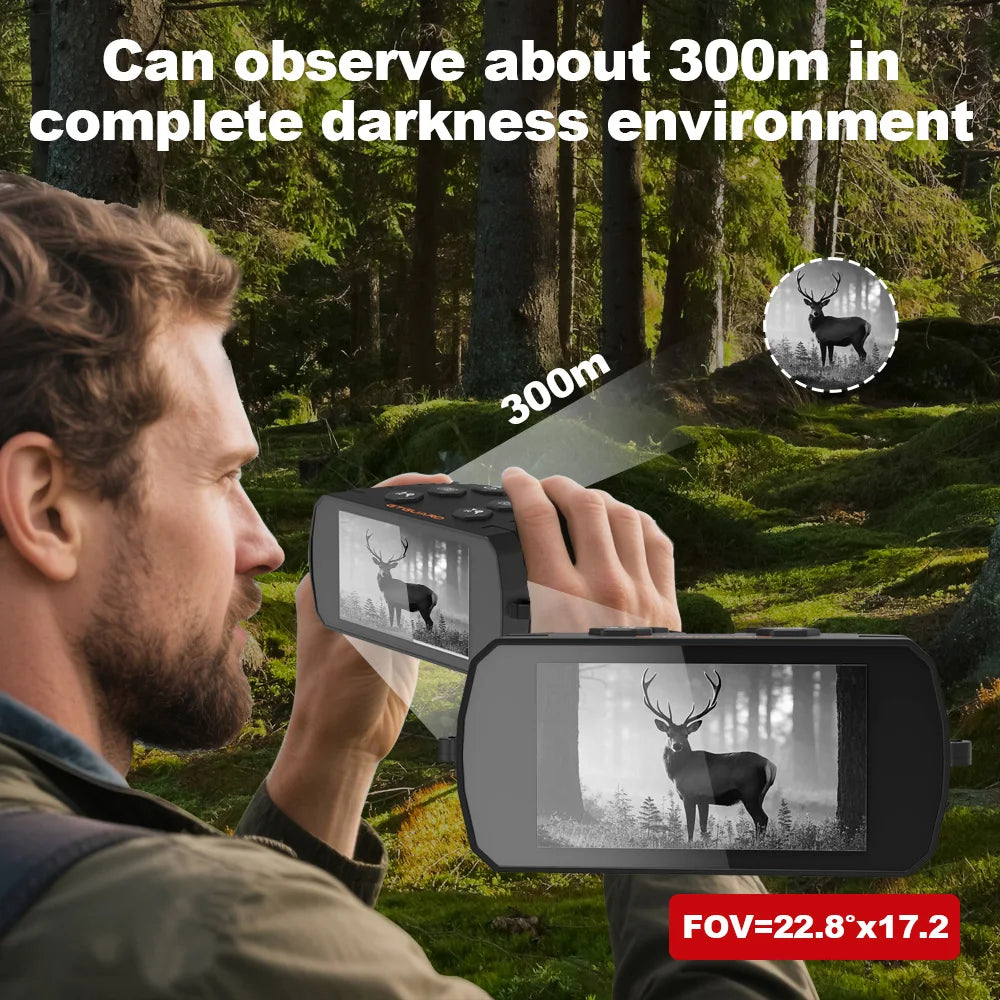 GTGUARD N6 Night Vision Binoculars with 1080P Video