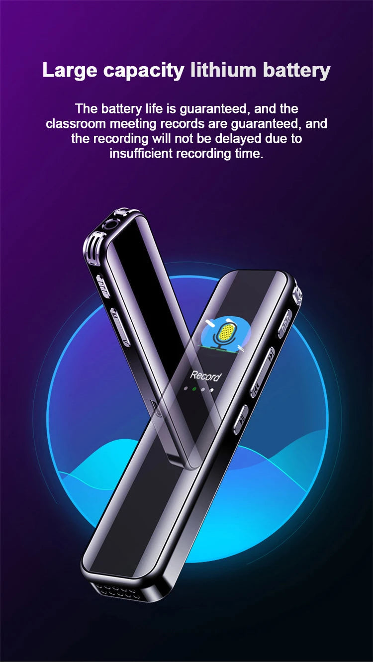 Voice Activated Recorder Professional color screen Digital Audio Sound Recording Device Dictaphone STTWUNAKE