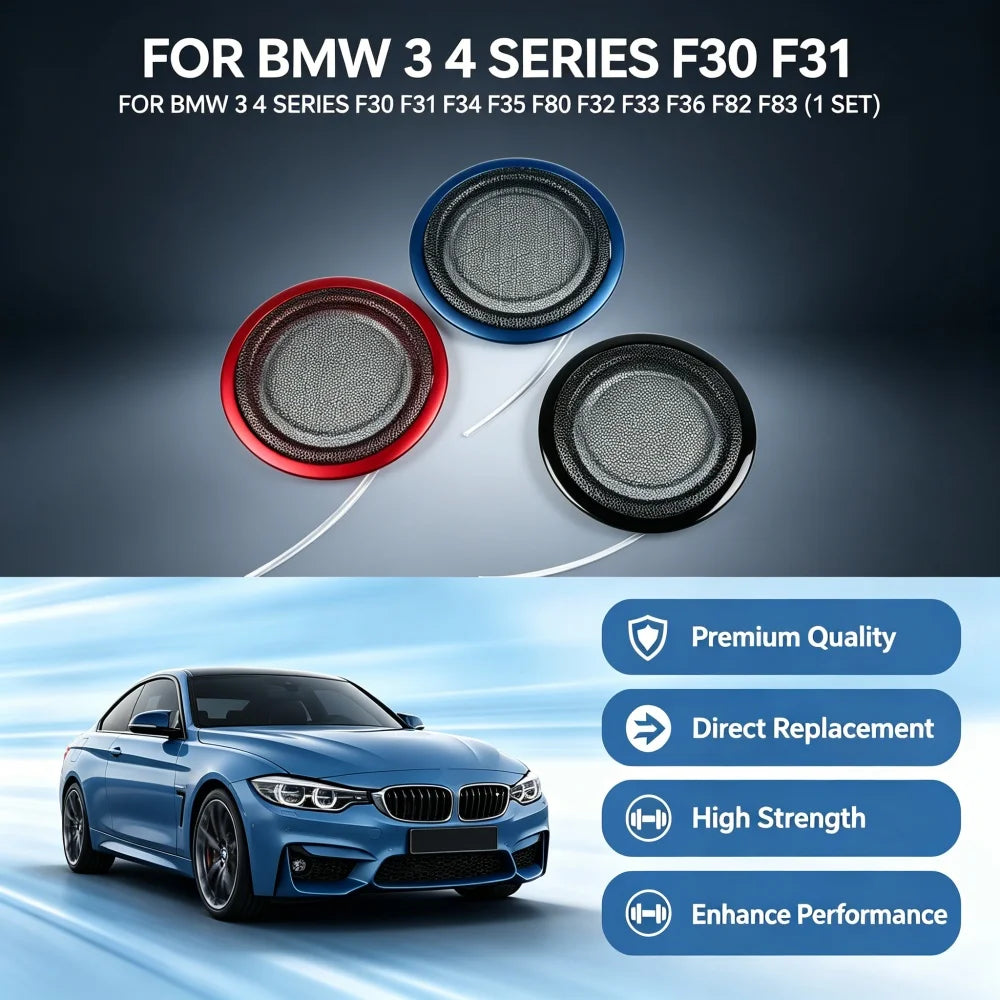 BMW 3 Series 4 Series Door Speaker Cover 8-Color LED Light Kit