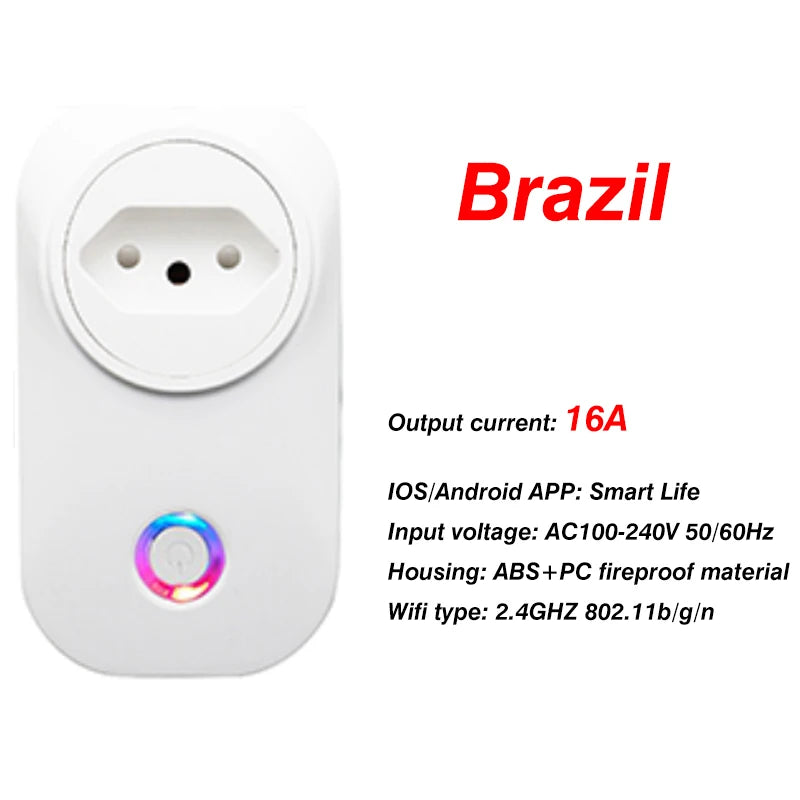 Wi-Fi Smart Plug with Energy Monitoring - Plug Options