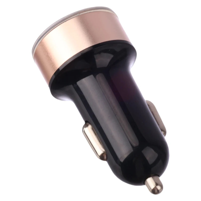 Car charger with fast charging 2 USB ports with digital display power supply and startup system charger for electrical equipment