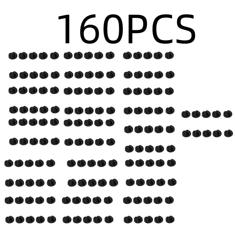 10/20Pcs Cable Clips Winder Silicone Cable Organizer Desktop Wire Storage Charger Cord Holder for Car USB Charging Tablet Wire