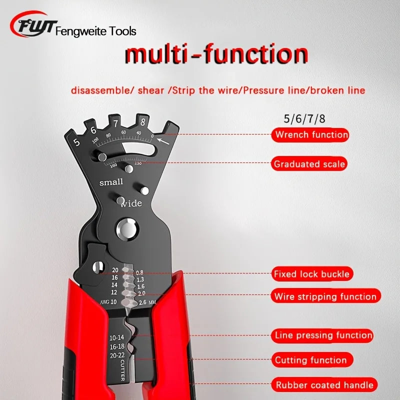 Multifunction Wire Bending and Crimping Pliers