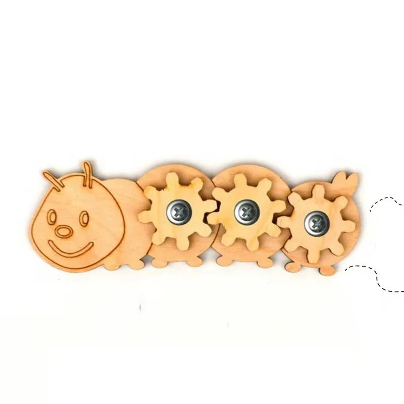 Busy Board Clothes Animal DIY Wooden Accessories Early Learning Toys Busy Board Matching Board Handmade Puzzle Educational Toys