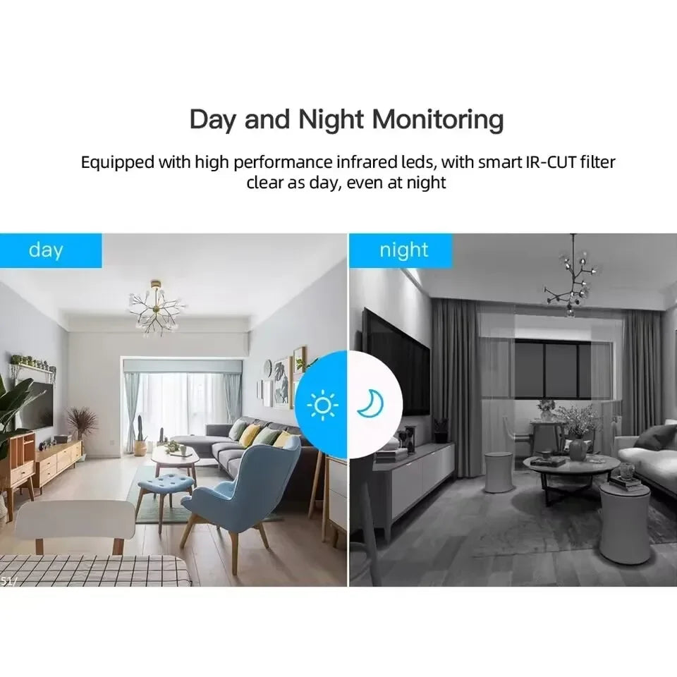 1080P Mini HD Camera Wireless WiFi Security Cam with Night Vision