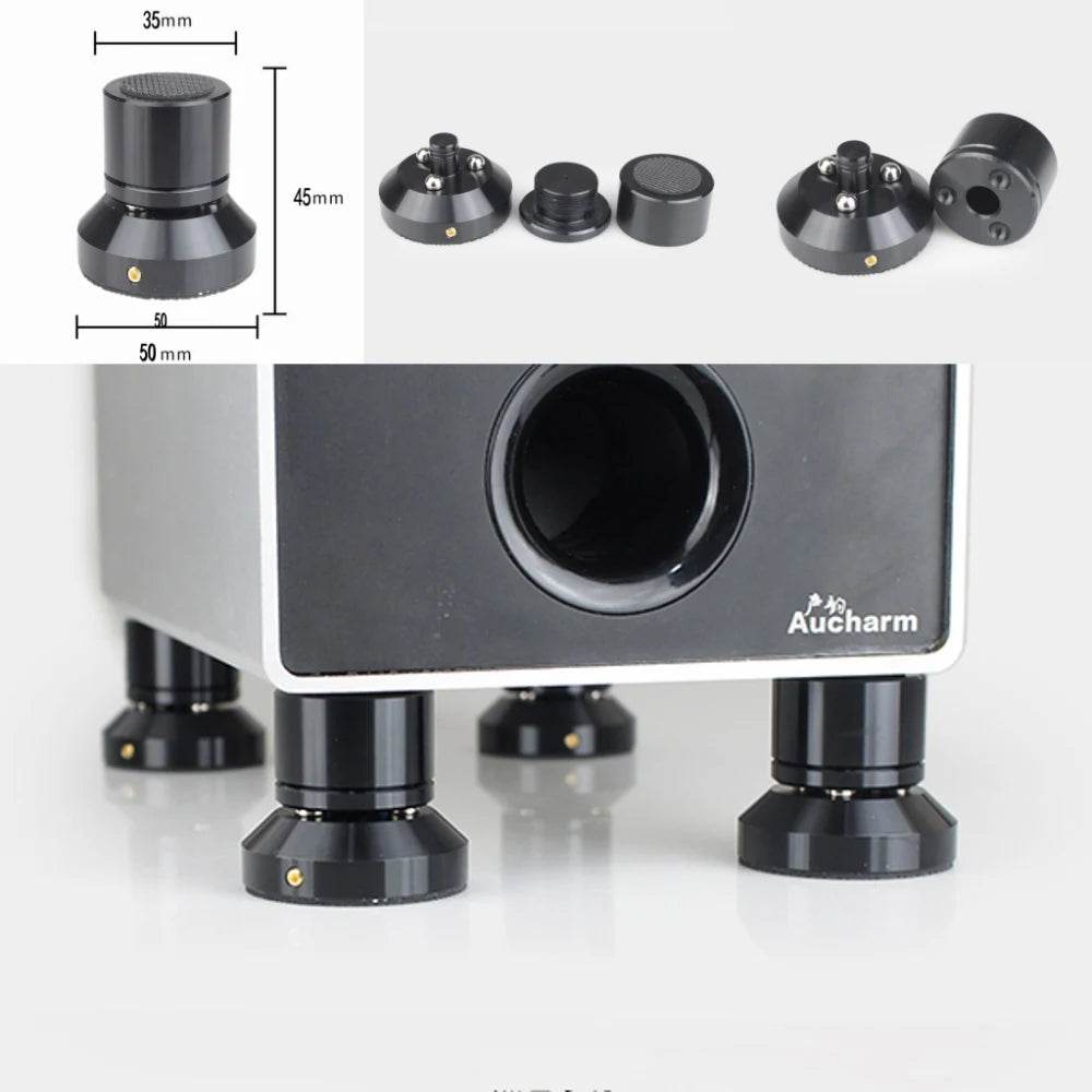 Patas ajustables para altavoz, unidad individual o paquete de cuatro