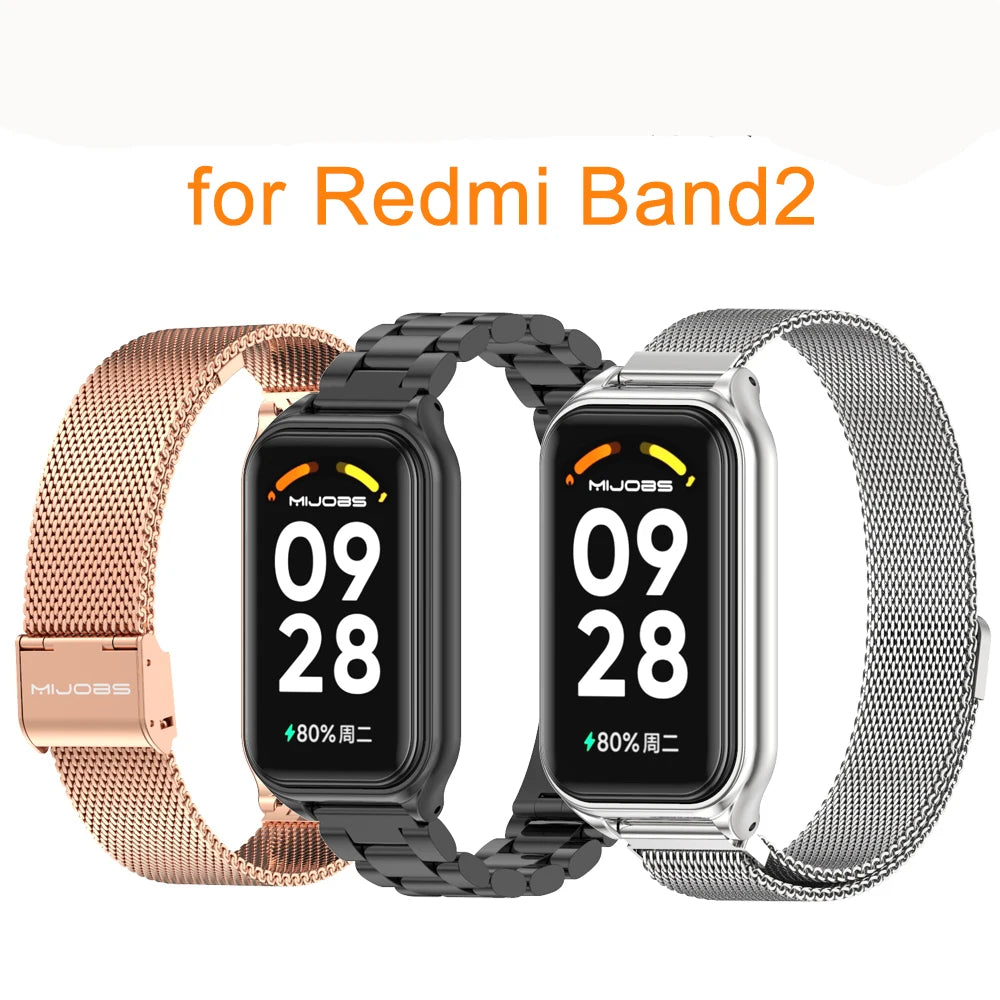 Metal Replacement Strap for Redmi Smart Band 2