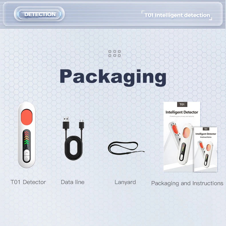 Smart Detector with Night Vision, LED Display, GPS Tracking and Camera Detection