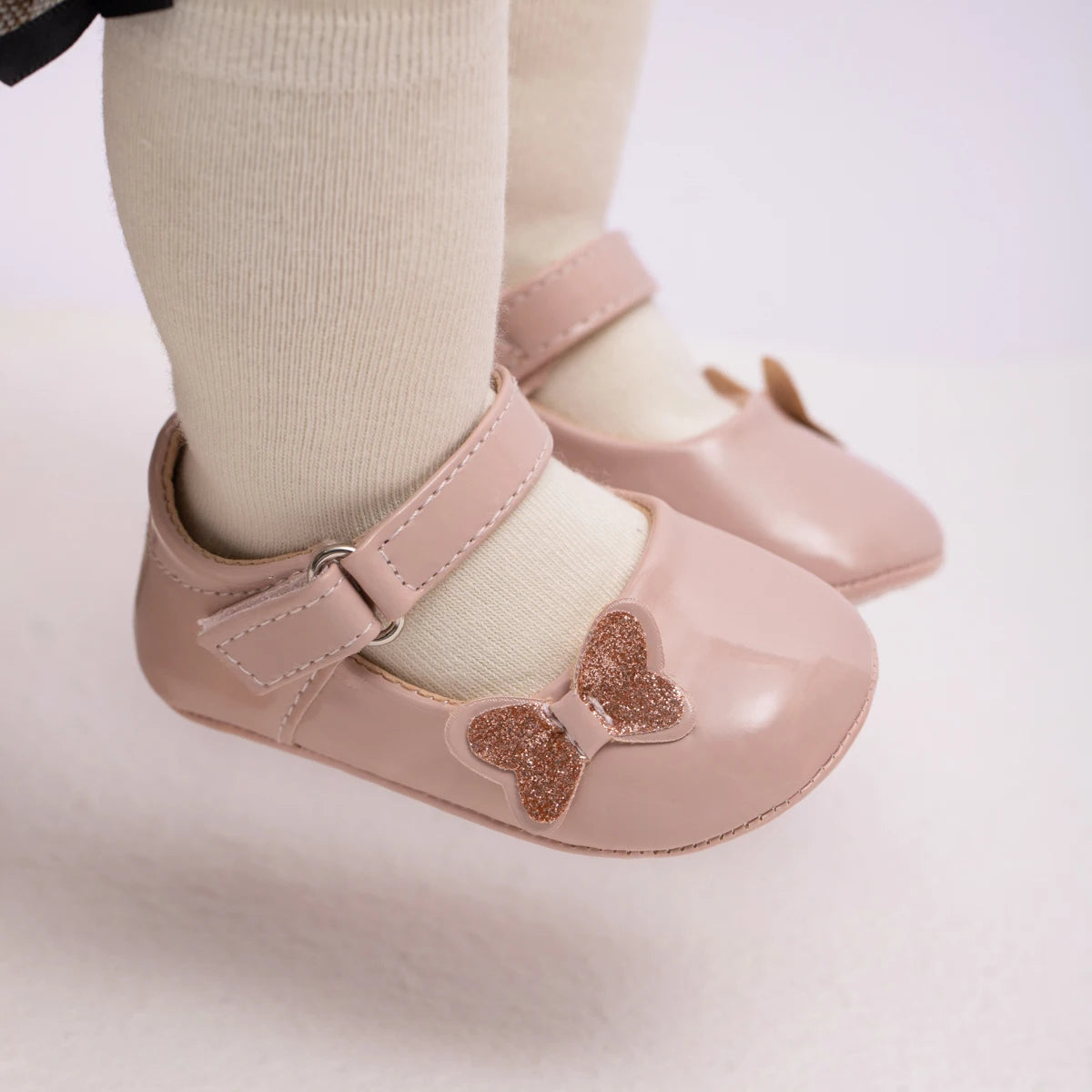 Baby Princess PU Toddler Shoes with Bow