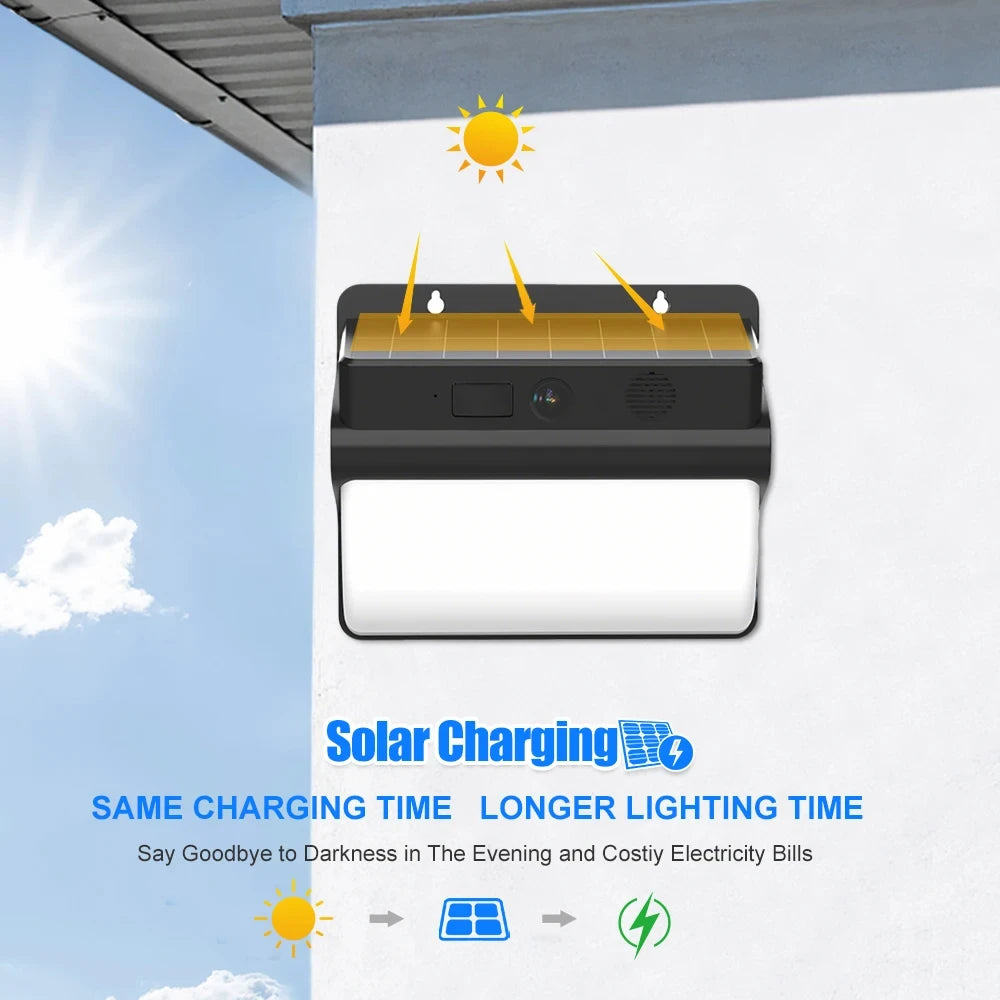 2K 5MP Solar Security Camera with Color Night Vision