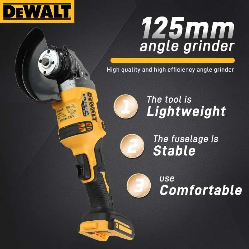 125mm Cordless Angle Grinder 9000RPM for 20V Battery