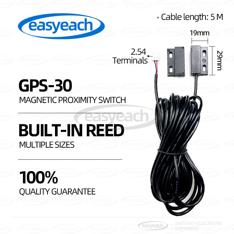 GPS-30 Wired Magnetic Door Sensor, Version Options