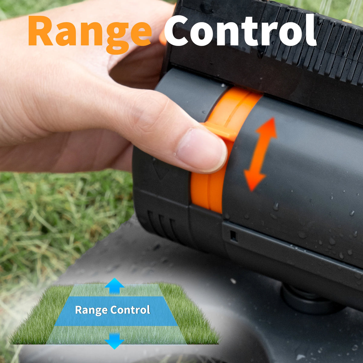 Adjustable Oscillating Garden Sprinkler