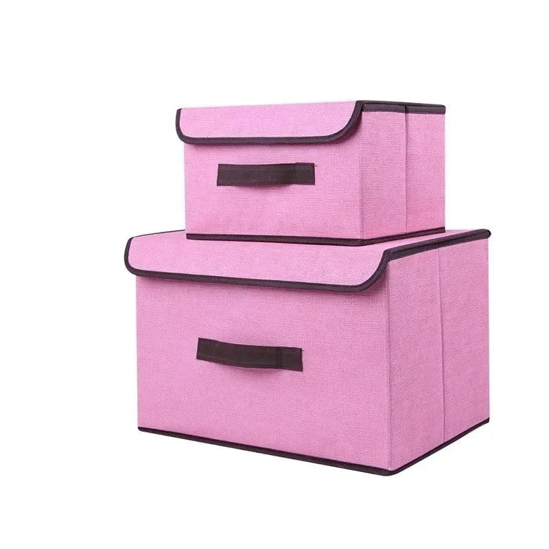 Folding Fabric Storage Box, Size and Colour Options